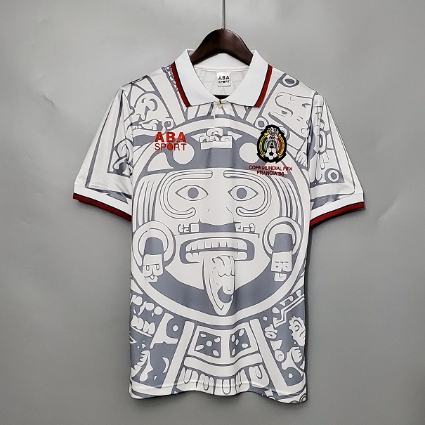 AAA Quality Mexico 1998 World Cup Away Soccer Jersey